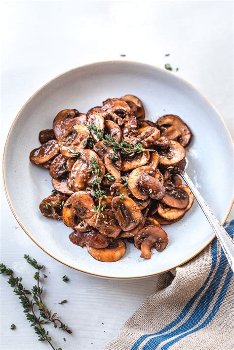 easy-to-make-healthy-balsamic-mushrooms-recipe-two image