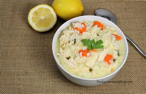 greek-lemon-rice-soup-with-chicken-foody image