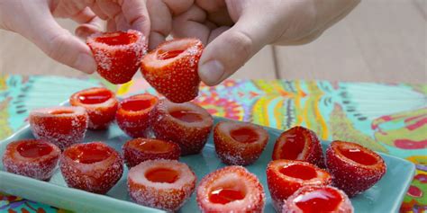 best-strawberry-daiquiri-jello-shots-recipe-delish image