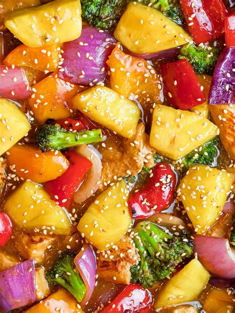sweet-tangy-pineapple-chicken-stir-fry-drive-me-hungry image