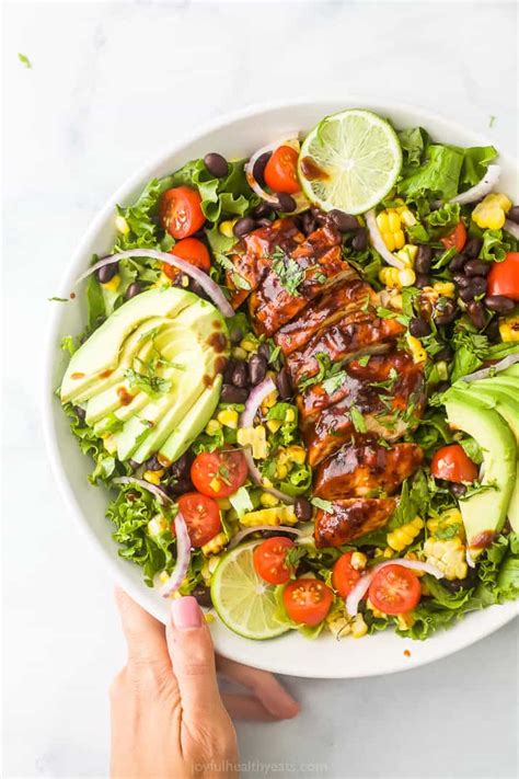 bbq-grilled-chicken-salad-with-cilantro-lime-dressing image