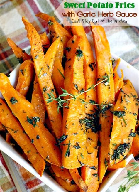 sweet-potato-fries-with-garlic-herb-sauce-cant-stay image