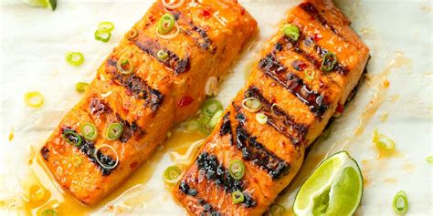 best-sweet-chili-lime-grilled-salmon-recipe-delishcom image