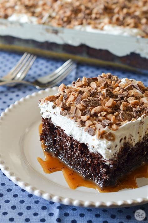 chocolate-caramel-poke-cake-recipe-4-ingredients image