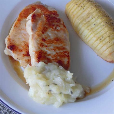 pork-chop-with-apple-sauce-bush-cooking image