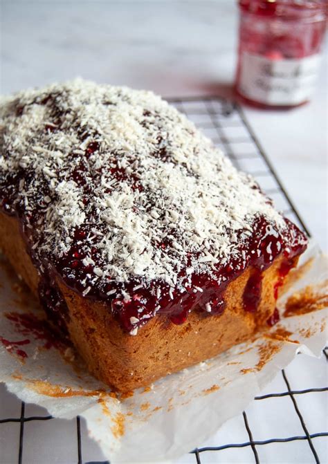 coconut-and-raspberry-jam-loaf-cake-something-sweet image
