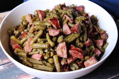 southern-smoky-green-beans-baked-broiled-and-basted image