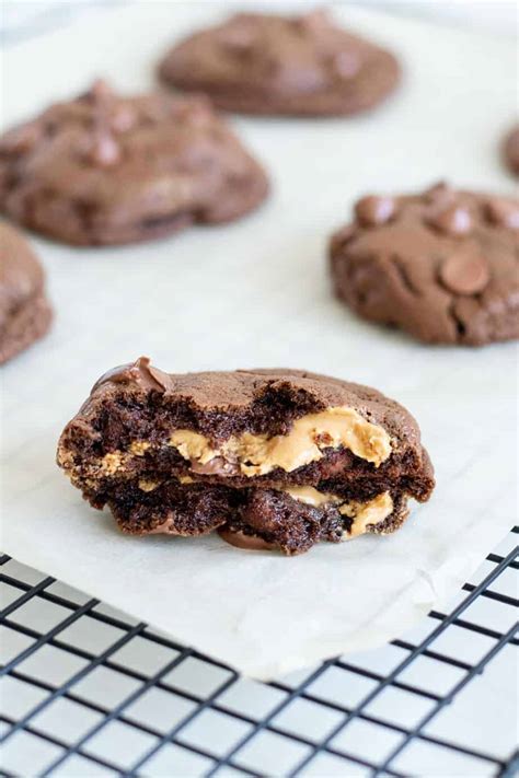 chocolate-peanut-butter-cookies-the-marble-kitchen image