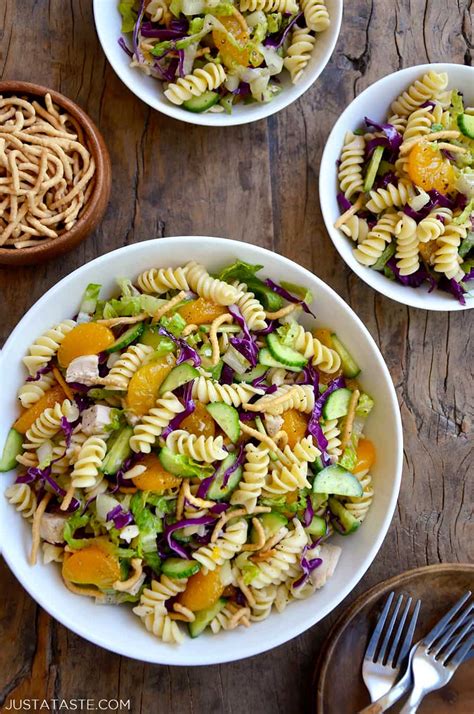 chinese-chicken-pasta-salad-with-sesame-dressing image