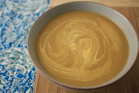 yellow-split-pea-soup-with-spiced-yogurt image