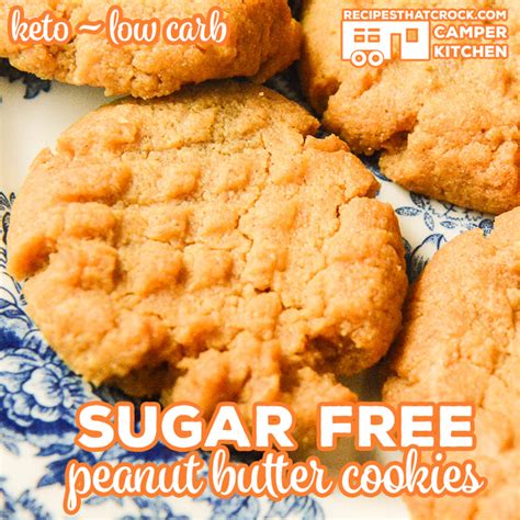 sugar-free-low-carb-peanut-butter-cookies-oven-or image