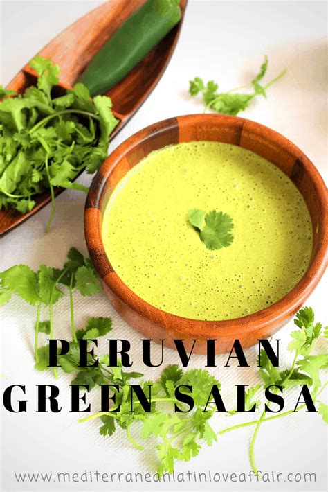 spicy-green-sauce-peruvian-salsa-verde-with-huacatay image