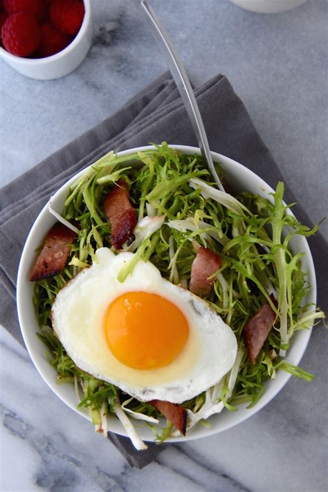 frise-breakfast-salad-with-bacon-and-eggs-uproot image