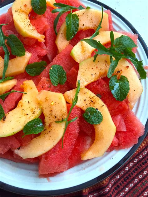 watermelon-cantaloupe-salad-recipe-for-summer image