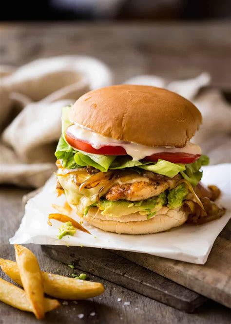 chicken-burger-recipetin-eats image