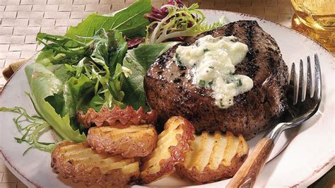 steaks-with-blue-cheese-butter-recipe-pillsburycom image