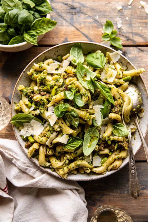 one-pot-lemon-basil-asparagus-and-sausage-pasta image