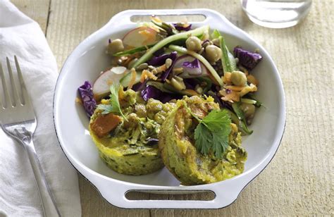 kumara-and-chickpea-quiches-with-rainbow-salad image