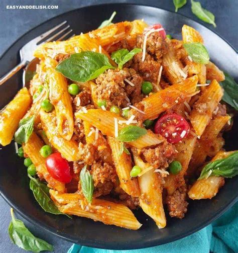 easy-pasta-bolognese-recipe-5-ingredient-easy-and image