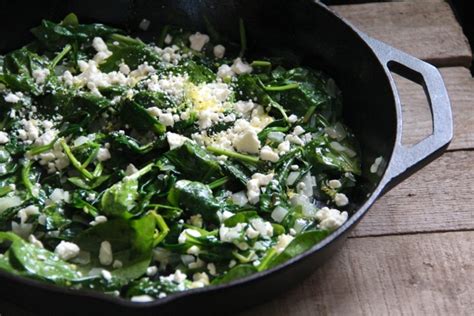 spinach-with-feta-lemon-alaska-from-scratch image