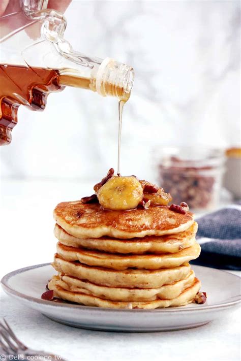 easy-fluffy-banana-pancakes image