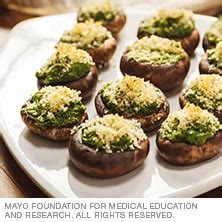 basil-pesto-stuffed-mushrooms-mayo-clinic image
