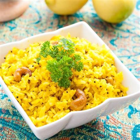 lemon-rice-with-cashew-nuts-nimbu-chawal image