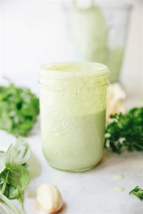 easiest-green-goddess-dressing-recipe-the-healthy image