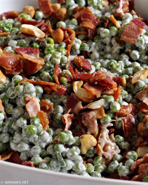 crunchy-pea-salad-with-bacon-and-cashews image