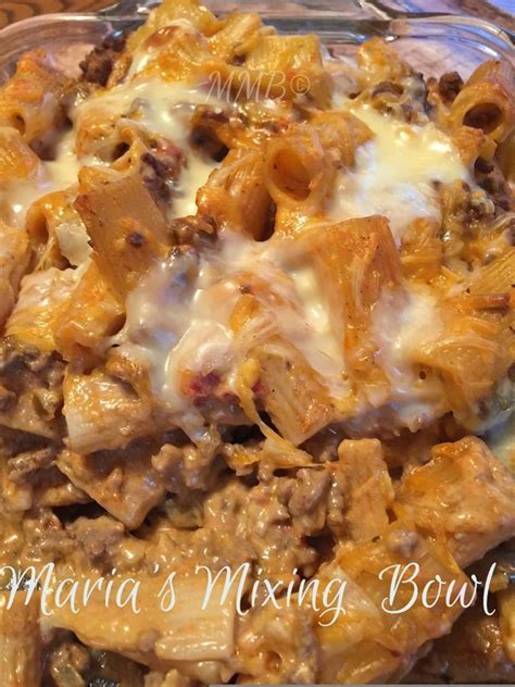 creamy-cheesy-taco-pasta-bake-marias-mixing-bowl image