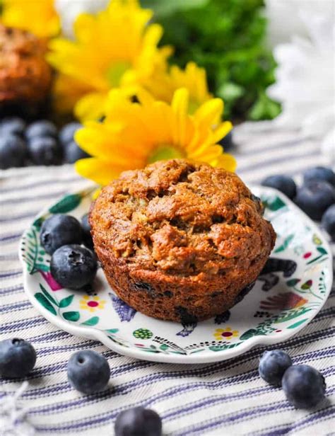 whole-wheat-banana-blueberry-muffins-the-seasoned image