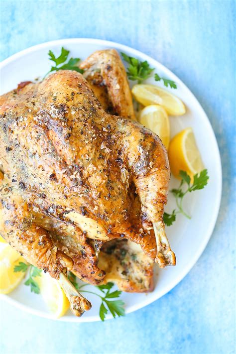lemon-herb-roasted-chicken-damn-delicious image