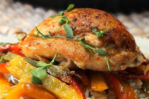 creamy-skillet-chicken-and-peppers-recipe-cook image
