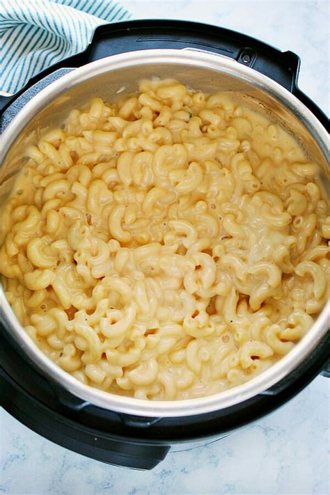 instant-pot-mac-and-cheese-crunchy-creamy-sweet image