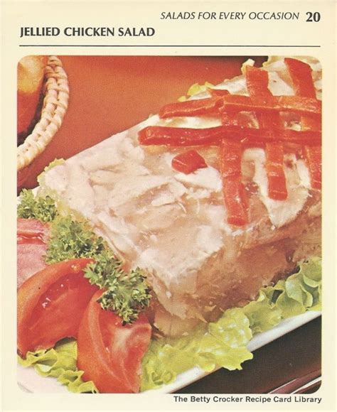jellied-chicken-salad-vintage-recipe-cards image