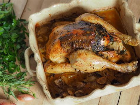 roast-chicken-with-herb-butter-french image