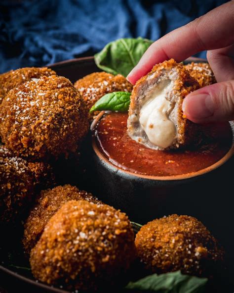 mozzarella-stuffed-sausage-meatballs-cooking-with image