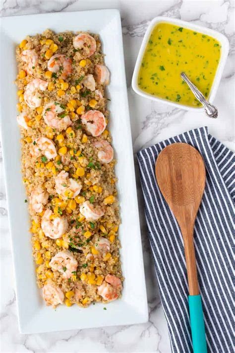 shrimp-quinoa-salad-with-honey-lime-dressing image