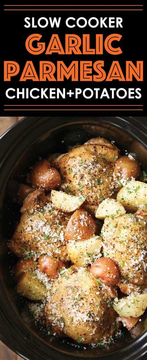 slow-cooker-garlic-parmesan-chicken-and-potatoes image