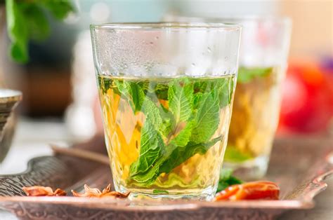 moroccan-mint-tea-with-orange-blossom-water image