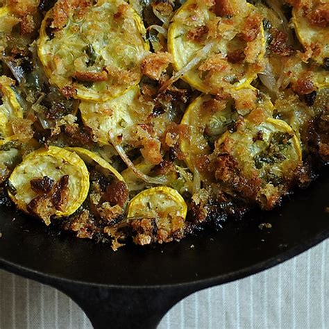 summer-squash-gratin-with-salsa-verde-and-gruyere image