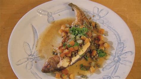 rainbow-trout-grenobloise-recipe-bbc-food image