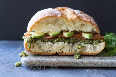 smoked-salmon-sandwich-fake-food-free image