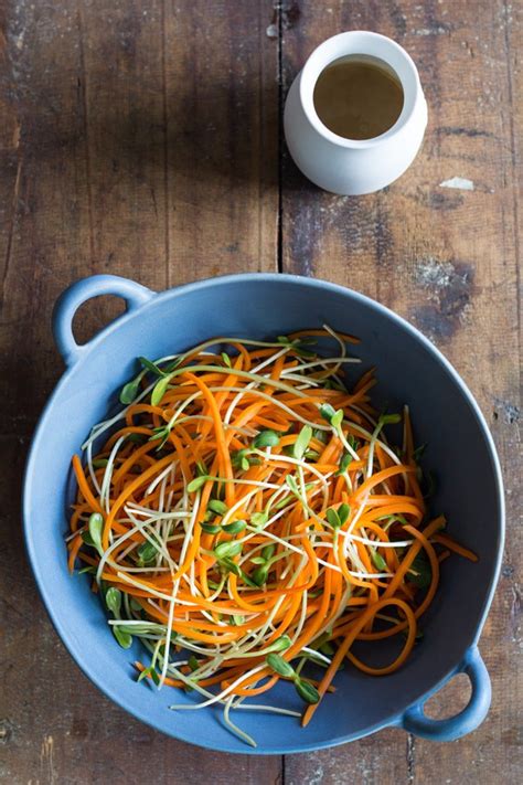 sunflower-carrot-salad-green-healthy-cooking image