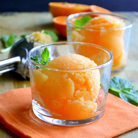 healthy-one-ingredient-tangerine-sorbet-the-view image