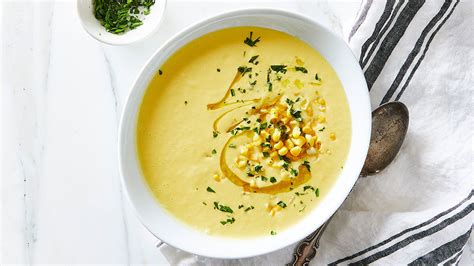 chilled-corn-and-coconut-soup-recipe-finecooking image