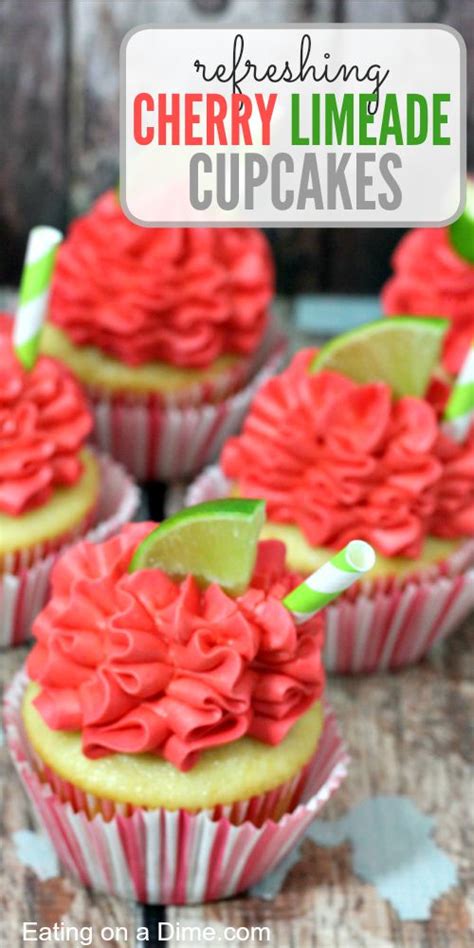 how-to-make-cherry-limeade-cupcakes-eating-on-a-dime image