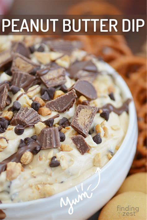peanut-butter-dip-recipe-with-cream-cheese-finding-zest image