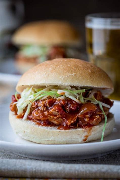 slow-cooker-pulled-chicken-healthy-seasonal image