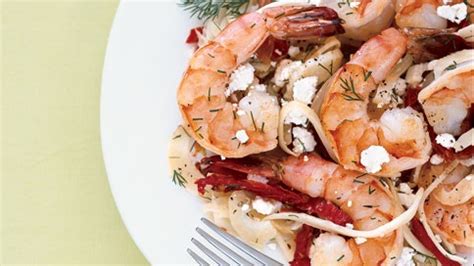 shrimp-with-fennel-dill-and-feta-recipe-bon-apptit image